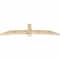 Ekena Millwork Bellingham Rough Sawn Timber Gable Bracket, Douglas Fir, 96"W x 24"H x 4"D x 6"F, 6/12 Pitch GBW096X24X0406BEL00RDF - alternate 5